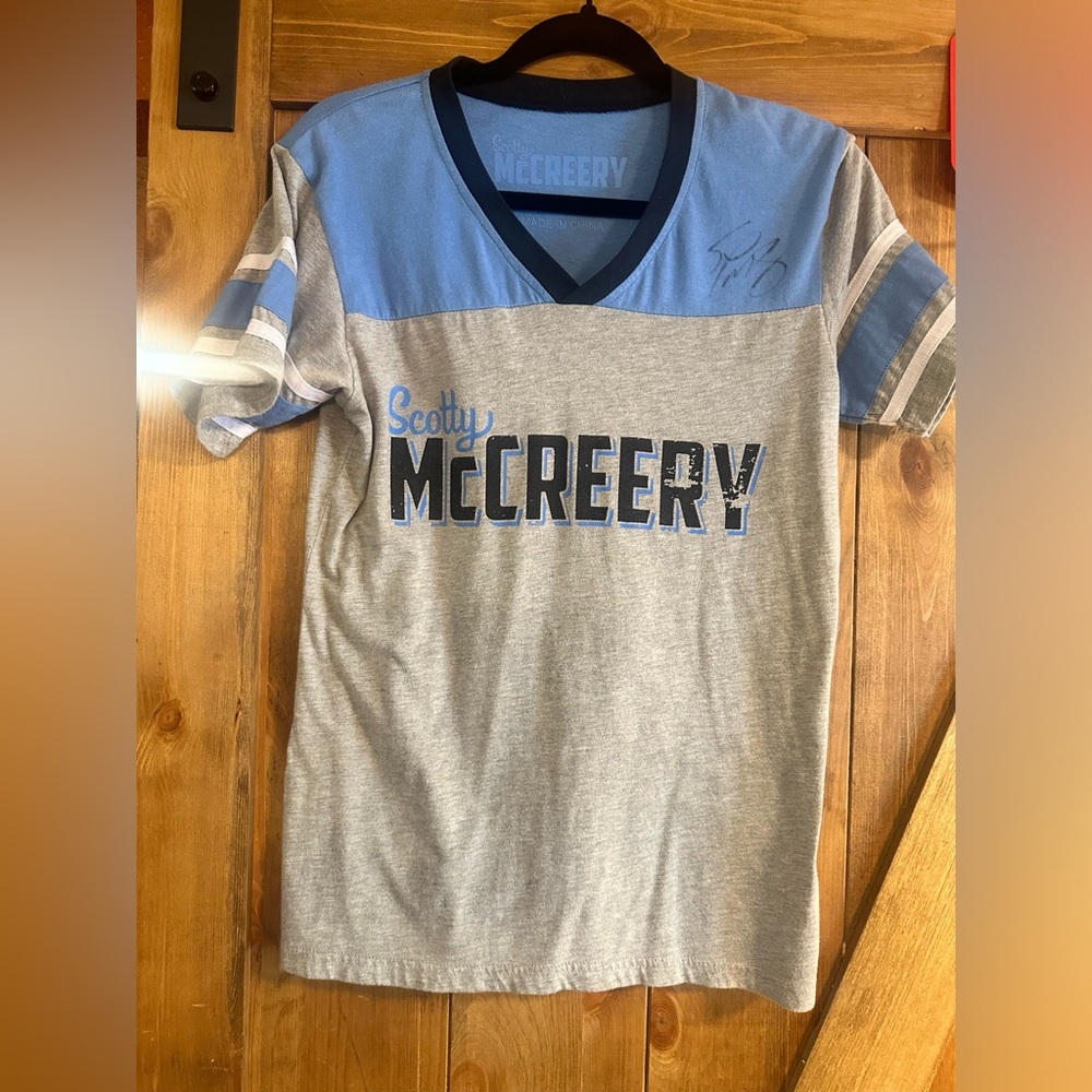 Autographed Scotty McCreery shirt